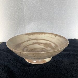 Hand Made Marbled Pottery Bowl